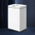 欧润哲 智能白色垃圾桶30L（横款）带盖感应方桶 室内户外办公室单位机构酒店房间公司厨房垃圾卫生桶