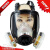 防毒面具化工喷漆专用消防尘装修油漆打磨全面罩 唐丰大视野+0.5米管+4号罐