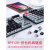 新盟（TECHNOLOGY）蓝牙机械键盘87键青轴有线无线双模MAC笔记本适用于台式电脑 口红版-灰底红轴白光-（蓝牙.无线.有线） 标配