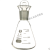 白色碘量瓶250ml具塞三角烧瓶锥形瓶 环球标准磨口带刻度定碘 标口瓶250ml