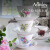 AYNSLEY英国安斯丽约克月份花系列 咖啡杯碟英式骨瓷餐具陶瓷高颜值瓷器 十月康乃馨咖啡杯碟