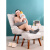 妙普乐哺乳椅 孕产妇哺乳椅母婴室月子中心喂奶神器单人懒人沙发 卡其色(标准单椅) 无转动功能