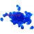 Wilmad核磁管帽5mm样品管盖子氢谱图高通量经济型 彩色蓝色管塞子 5mm锁扣帽100个颜色随机