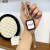 KZD适用苹果applewatch7s8代圆钻创意金属iWatch456走珠镶钻手表表带 玫金色42/44/45mm