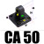 SC标准气缸附件安装精品底座CA/CB32/40/50/63/80/100 单双耳座 精品CA50 配 S50缸径
