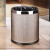 急 垃圾桶创意圾简约现代办公厨房卫生间厕所酒店 10L银圈-咖啡色钻石纹