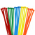 束线带 彩色自锁式尼龙扎带数据束线带捆绑工业园艺塑料红黄蓝绿橙JYH 四色混装6*300宽4.8(100根/包)