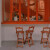 莎庭（SARTILL）酒吧实木折叠休闲吧台椅高脚凳靠背奶茶店餐厅前台高椅子 原木色吧椅坐高75 配05cm左右f