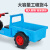 新款电动拖拉机儿童可坐人小男孩宝宝手扶双人遥控玩具车四轮汽车 升级遥控红色+皮座+双驱12V10A 双驱动