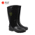 莱尔 SP专用靴厨房卫生靴男女款水鞋高筒耐酸耐碱防滑耐油雨鞋黑色 39