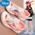 迪士尼（Disney）女童包头凉鞋2024夏季新款儿童运动网面洞洞鞋中大童女孩软底 粉红色 29码