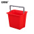 安赛瑞 保洁分色水桶 清洁车桶塑料桶分装桶 红色6L 7A00960