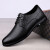 安姿影皮男士商务皮鞋2022新款正装男鞋英伦休闲单鞋 b-6689黑色 38