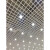 铝铁格栅集成吊顶装饰材料自装格子葡萄架天花板木纹塑料黑白网格 加厚铁白高35厘米1515支 含