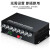 丰应子（Fengyingzi）视频光端机8路视频 纯视频 光纤收发器延长器 黑色 单纤单模FC接口 1对 FYZ-GM14D