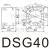 DSG螺母座 滚珠丝杆转换安装3205固定螺帽2505丝杠座2005 SFU1605 DSG4005/4010铝螺母座实际八孔 其他