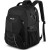 JANSPORT55L 男士超大背包，18.4 英寸旅行笔记本电脑背包， Black 17.3 inch
