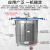 IBC吨桶气动搅拌机1000L油漆涂料横板式工业化工搅拌器高速分散机 三叶式叶轮15x350mm