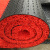 入户门地毯丝圈门垫大门口进门门外可裁剪脚垫子加厚防滑地垫工业品 红色 20MM厚 120X500CM
