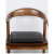 娜姿坊（NAZIFANG）红木真皮沙发垫子头层牛皮简约现代双面座椅沙发垫红实木家具茶餐 棕色 40X40cm【厚度4cm】