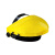 蓝鹰B1YE+FC45黄色头盔式防护面罩 1套