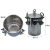 不锈钢压力桶304压力罐点胶机高压桶气动灌胶储料桶可定做 1L不锈钢压力桶304材质