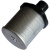 气动隔膜泵消音器专用配件铸铁塑料金属不锈钢消音器规格齐 QB253240降噪消音器