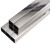 贝骋 方管 不锈钢方管 304材质方管 防锈钢材 一米价  25*15*1.0mm 
