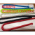 检具弹簧绳线绳软标准件PC伸缩钢丝绳钢丝软绳彩色现货通止规挂绳 红色150mm