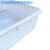 塑料冷冻盘物料工具长方形塑料盆海鲜生鲜冰盘白盆塑料盘白色收纳 白色上外长宽高320*205*75mm