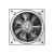 华丰易 抽风机 不锈钢换气扇 壁式强力排风扇 7寸FD180铜包铝 单位/台