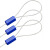 青芯微 钢丝铅封  一次性抽紧式钢丝封条；C210  蓝色30cm