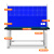  环恩 工作台桌1.2米长双网板 工厂重型实验台桌 车间维修钳工台流水线操作检验台装配台