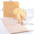 UNIGIFT母亲节礼物女老师实用3D立体贺卡幼儿园留言祝福卡片ins信封批发 幸福摩天轮