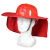 卡莱文风扇安全帽工地夏季太阳能空调安全帽带风扇充电透气头盔遮阳防晒 迷彩遮阳帽