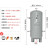 空压机储气罐立式0.3/0.6/1/2立方气泵压力罐真空气存气筒缓冲罐 50L立式A款