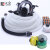 XMSJ自吸式长管呼吸器过滤防毒尘面罩单双人电动送风式空气呼吸器面具 自吸式呼吸器10米