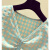 薇纯莎女童夏季短袖适合3-12岁小女孩T恤格子衬衫抽绳上衣薄款中大儿童 蓝橙格 110