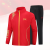 米黛龙中国国家队训练套装男女春秋季滑雪运动入场外套教练学生班服定制 红色(套装) 5XL