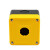 德力西LAY5S-HZ 按钮盒1孔 2孔 3孔白  黄面盖急停防水按钮开关盒 HZ31三孔白面盖(按钮盒)