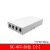 光纤终端盒48122448口SCLCSTFC光缆熔接盒接线接头接续盒 SC8口终端盒 白色 24.2*13.