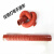 红色矽胶钢丝波纹管万能通风管耐高温压夹布水管300度进气橡胶管 钢丝管 内径30mm（长600mm）