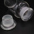 安达通 玻璃广口试剂瓶 加厚密封磨砂大口试剂样品瓶 透明125ml 