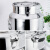 304不锈钢密封桶 家用茶叶罐运输桶加厚食用花生油牛奶桶酒桶油桶 5L 5斤油 17*高24cm