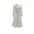 NZFS新中式轻国风裙子白色半身裙女2024新款套装春夏天上衣修身两件套 白色 S