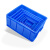 周转分类塑料物料工具螺丝配件整理收纳箱零件盒长方形盒子料 02#零件盒X50个 蓝色