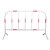 京顿 镀锌铁马护栏1*1.5m 道路交通施工安全隔离栏 景区商场排队围栏 白红款/3kg