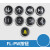 电梯按钮FL-PW圆形按钮MCA外呼招直径38白光数字箭头电梯配件 上或下箭头(上下通用)
