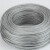安达通 包塑镀锌钢丝绳 透明涂塑带胶钢丝绳带皮PVC钢丝绳 12mm1米 