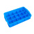 仁聚益定制适用全新蓝色底部网格零件分格盒塑料箱长方形周转胶箱五金收纳盒 ZN蓝色+网底60格
